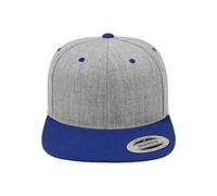 Flexfit Homme Kappe Classic Snapback 2-tone Flat-sheets, Varios Colores - Heather/Royal, Taille Unique EU