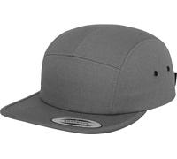 Flexfit Jockey 5-Panel Snapback Cap - Gris Foncé