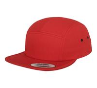 Flexfit Jockey 5-Panel Snapback Cap - Rouge