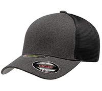 Flexfit Melange Unipanel Trucker Casquette, Gris Fonc/Noir, L/XL