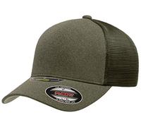 Flexfit Melange Unipanel Trucker Casquette, Vert Olive, L/XL