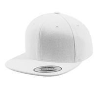 Flexfit Melton Wool Snapback Cap - Blanc