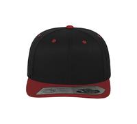 Flexfit 110 Fitted Snapback Casquette - Noir / Rouge