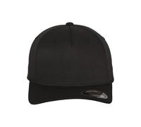 Flexfit Mixte 5 Panel Black S/M Casquette, Noir, M EU