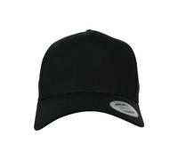 Flexfit Mixte 5-Panel Curved Classic Snapback Black One Size Casquette, Noir, Taille Unique