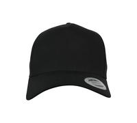 Flexfit Mixte 5-Panel Curved Classic Snapback Black One Size Casquette, Noir, Taille Unique