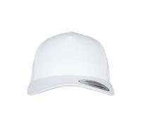 Flexfit Mixte 5-Panel Retro Trucker Cap Casquette, Blanc, Taille Unique