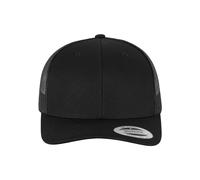 Flexfit Mixte 6606-retrotrucker Trucker Rétro, Noir, 1 an EU