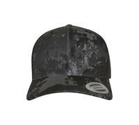 Flexfit Mixte 6606vc-yp Classics® Veil Camo™ Retro Trucker Cap Casquette De Baseball, Noir Poséidon, Taille Unique EU