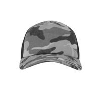 Flexfit Mixte Camo Trucker Cap Dark Camo/Blk One Size Casquette, Dark Camo/blk, Taille Unique EU