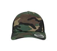 Flexfit Mixte Camo Trucker Cap Woodcamo/Blk One Size Casquette, woodcamo/blk, Taille unique EU