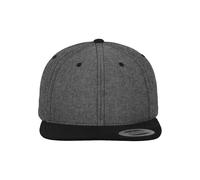 Flexfit Casquette Snapback Chambray-suede - Mixte - Gris/Noir - Taille unique EU