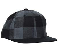 Flexfit Casquette 'CHECKED FLANELL' gris foncé / noir, Taille 55-60