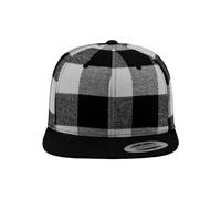 Flexfit Casquette Snapback Checked Flanell Mixte Noir/Charbon Taille Unique EU