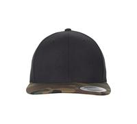 Flexfit Casquette chocolat / ocre / vert foncé / noir, Taille 55-60