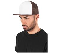 Flexfit Mixte Classic Trucker Brn/Wht/Brn One Size Casquette, Marron Fonce/Blanc, Taille Unique EU