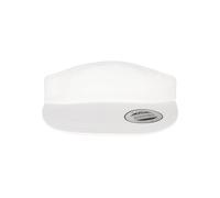 Flexfit Mixte Flat Round Visor Cap White One Size Casquette, Blanc, Taille unique EU