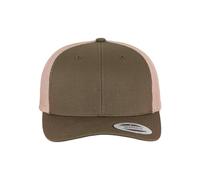 Flexfit Mixte Flexfit Retro Trucker 2-tone Kappe, Vert/Kaki, One Size Casquette, Vert/Kaki, Taille unique EU