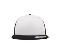 Flexfit Mixte Foam Trucker With White Front Blk/Wht/Blk One Size Casquette, blk/wht/blk, Taille unique EU