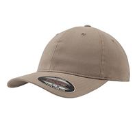 Flexfit Casquette Dad Hat en coton lavé Mixte Kaki S/M EU