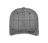 Flexfit Mixte Glen Check Blk/WHT S/M Casquette, Blk/WHT, S-M