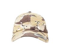 Flexfit Mixte Low Profile Camo Washed Cap Retro Desert One Size Casquette, Beige, Taille Unique EU