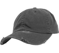 Flexfit Mixte Low Profile Destroyed Cap Darkgrey One Size Casquette, Darkgrey, Taille Unique