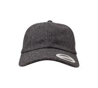 Flexfit Mixte Low Profile Melton Wool Dad Cap Darkgrey One Size Casquette, darkgrey, Taille unique EU