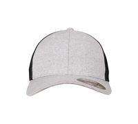Flexfit Melange Mesh Stretchable Cap - heather / noir