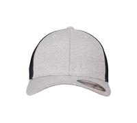 Flexfit Mixte Melange Mesh Heather/Navy One Size Casquette, Heather/Navy, Taille Unique EU