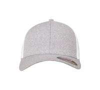 Flexfit Mixte Melange Mesh Heather/White One Size Casquette, Heather/White, Taille Unique EU