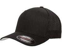 Flexfit Mixte Mesh Trucker Black One Size Casquette, Noir, Taille Unique EU
