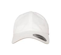 Flexfit Mixte Peached Cotton Twill Dad Cap White One Size Casquette, Blanc, Taille Unique EU