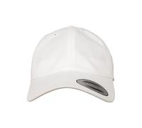 Flexfit Mixte Peached Cotton Twill Dad Cap White One Size Casquette, Blanc, Taille Unique EU