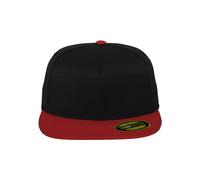 Flexfit Mixte Premium 210 Fitted 2-Tone Blk/Red L/XL (7 ¼-7⅝) Casquette, blk/Red, L-XL EU