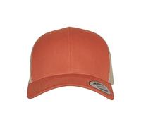 Flexfit Mixte Retro Trucker 2-Tone Casquette De Baseball, Orange/Kaki, Taille Unique EU