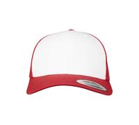 Flexfit Casquette Mixte Retro Trucker Colored Front – Rouge/Blanc – Taille Unique