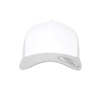 Flexfit Mixte Retro Trucker Colored Front Silver/White/Silver One Size Casquette, Argent/blanc, Taille unique EU