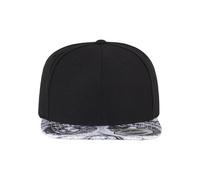 Flexfit Mixte Sun King Snapback Blk/WHT One Size Casquette, blk/WHT, Taille Unique EU