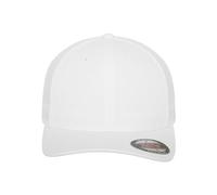 Flexfit Mixte Tactell Mesh White S/M Casquette, Blanc, S-M EU