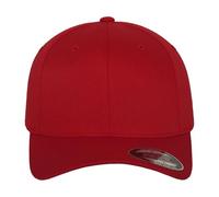 Flexfit Casquette de baseball Wooly Combed – Mixte – Rouge – Taille XS-S EU