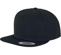 Flexfit Organic Cotton Snapback Cap, Black, one Size
