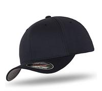 Flexfit ORIGINAL CASQUETTE BASEBALL CASQUETTE de baseball cap Wooly peigné en Bundle avec UD Tête de mort bandana dans beaucoup de couleurs - darknavy (bleu marine foncé), Youth (52-54 cm)