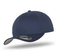 Flexfit Original Casquette Baseball Casquette de Baseball Cap Wooly Peigné Im Bundle avec UD Tête de Mort Bandana dans Beaucoup de Couleurs - Marine, S/M (55-58 cm)