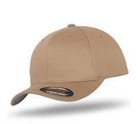 Flexfit Original Casquette Baseball Casquette de Baseball Cap Wooly Peigné Im Bundle avec UD Tête de Mort Bandana dans Beaucoup de Couleurs - Kaki, XL/XXL (59-62 cm)
