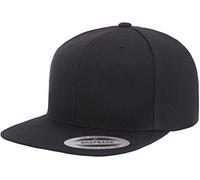 Flexfit Premium Classic-Woolblend Snapback (6-Panel) (Black)