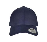 Flexfit Premium Curved Visor Snapback Cap, Casquette de Baseball Mixte, Navy, One Size