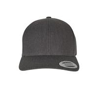 Flexfit Retro Cotton Blend Snapback Casquette de Baseball, Dark Heather, Taille Unique Mixte
