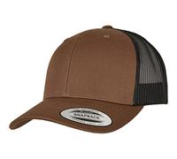 Flexfit Retro Trucker 2-Tone Casquette de Baseball, Marron/Noir, Taille Unique Mixte