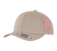 Flexfit Retro Trucker Snapback Cap - Khaki Beige